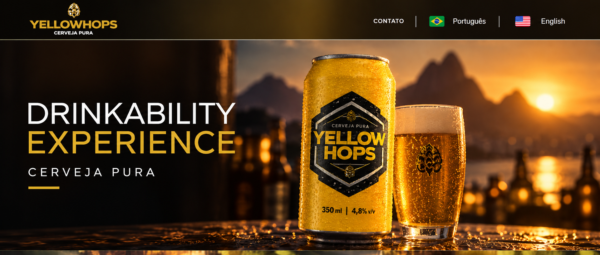 YellowHops — Drinkability Experience — Cerveja Pura